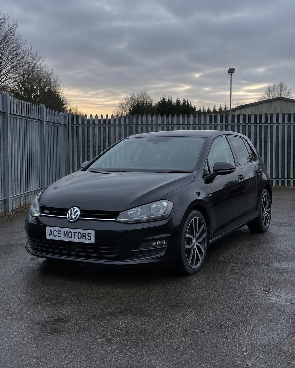 Car parked in the ACE MOTORS yard
